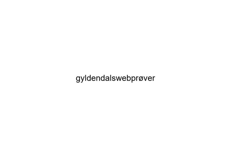 gyldendalswebprver