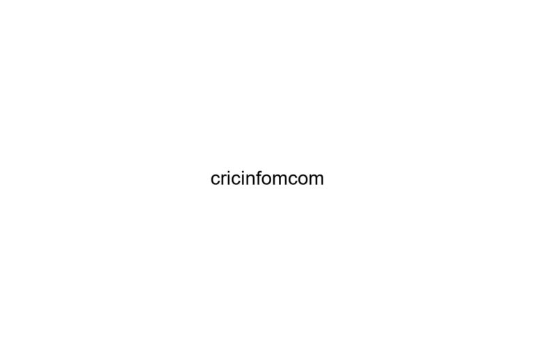 cricinfomcom