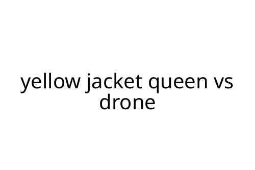 yellow jacket queen vs drone