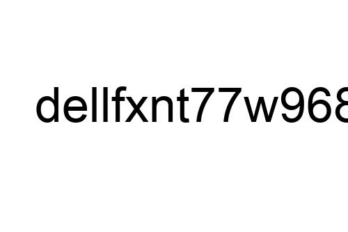 dellfxnt77w968