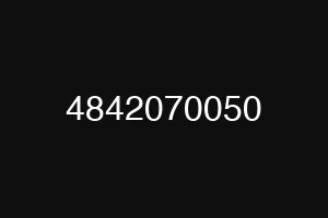 4842070050