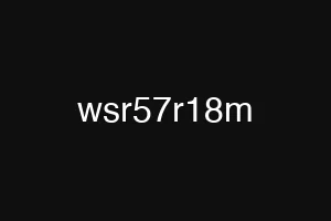 wsr57r18m