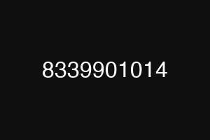 8339901014