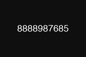 8888987685